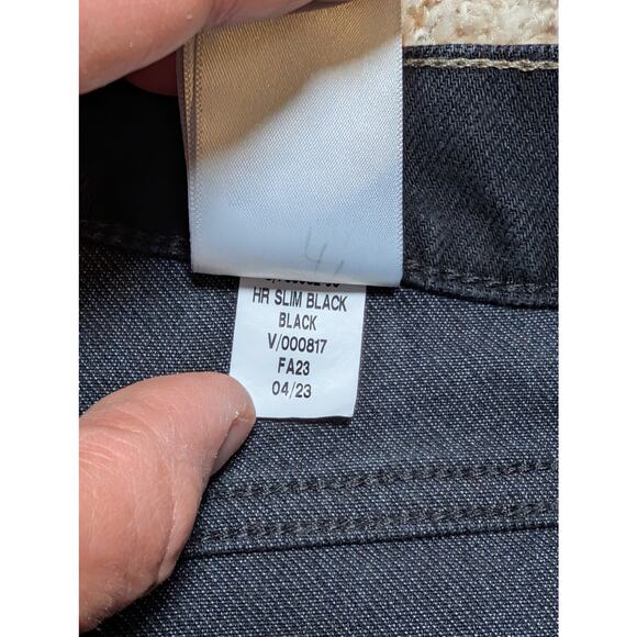 Banana Republic Woman's Black, High rise, Denim Jeans 31 (14), Slightly tapered - Picture 5 of 15